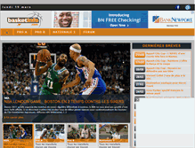 Tablet Screenshot of basketinfo.com